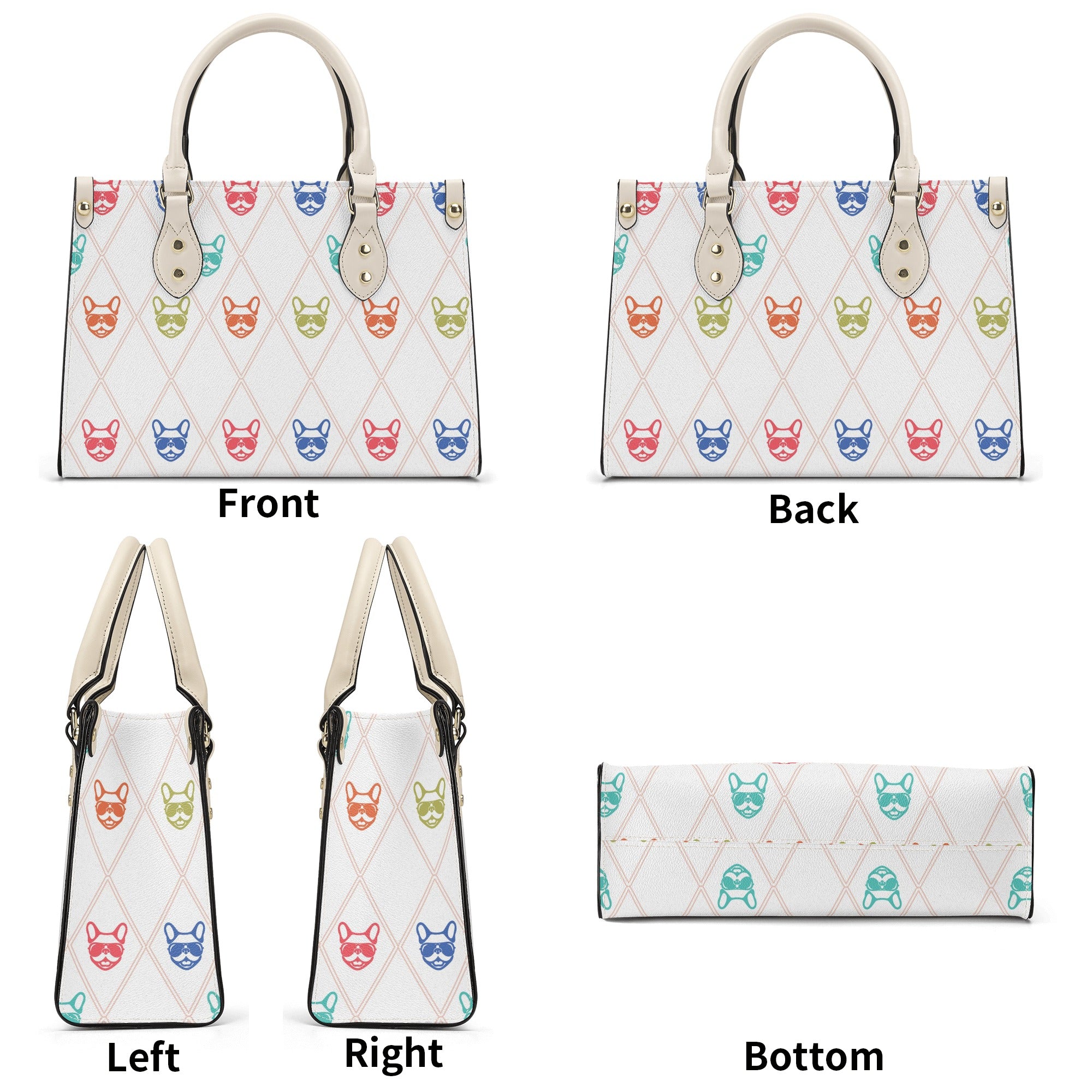 Sophie- - Durable Luxury Women Handbag For French Bulldogs
