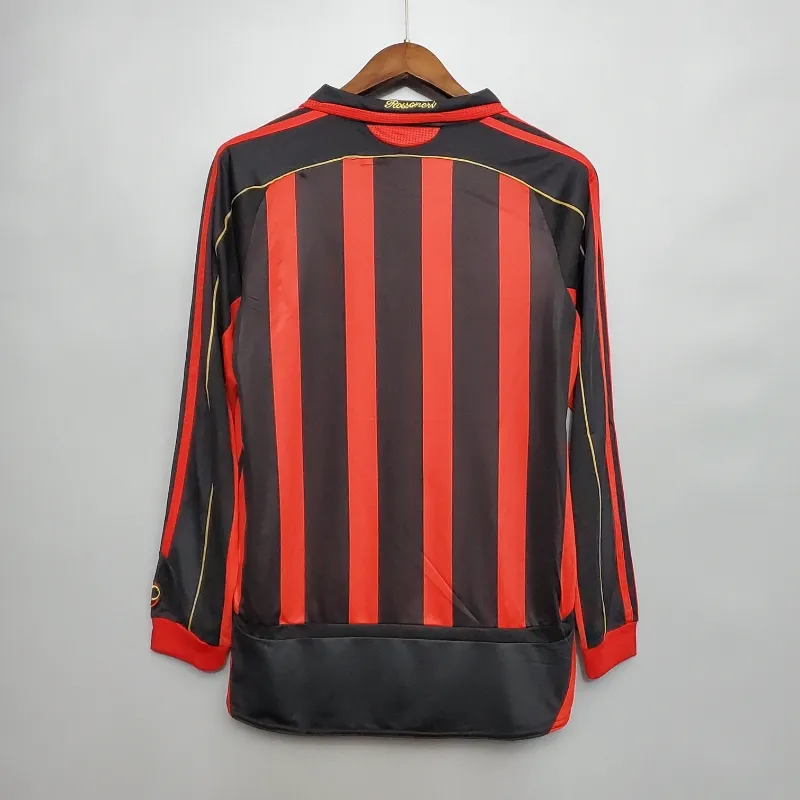 2006-2007 Long Sleeve AC Milan Jersey retro kit