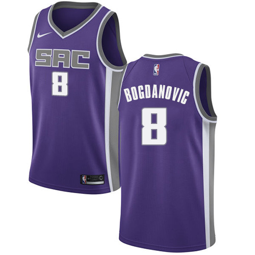 Purple Sacramento Kings #8 Nike Jersey - Reasonably Priced NBA Fan Apparel