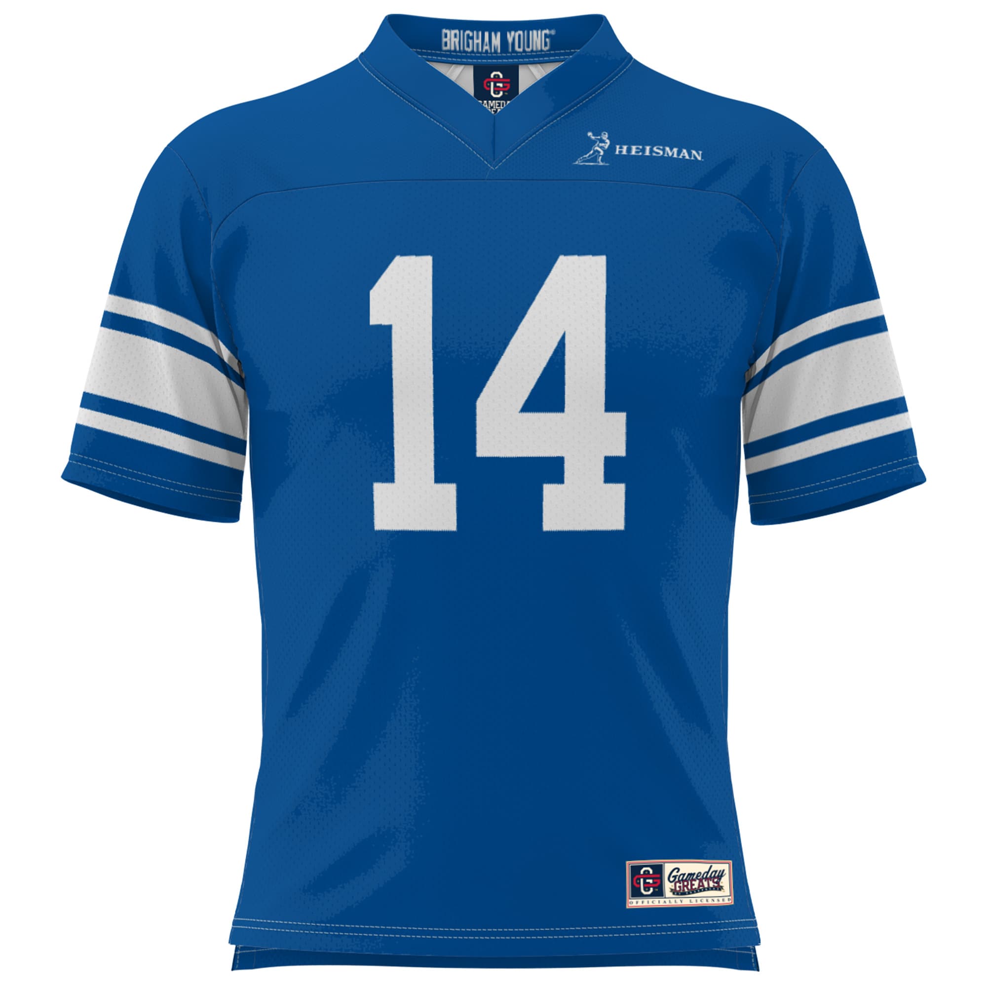 [DDG] Ty Detmer BYU Cougars Heisman Football Jersey - Royal