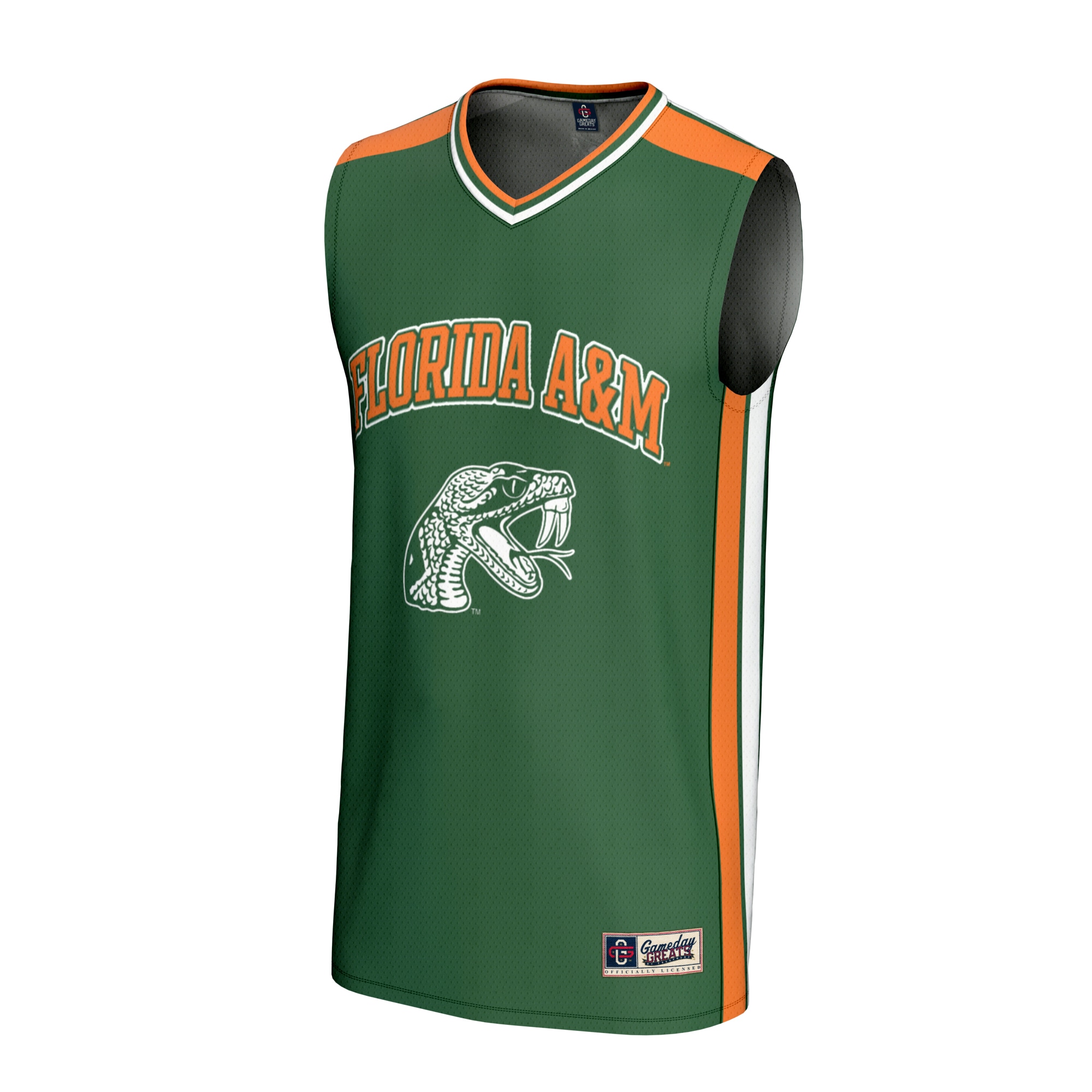 [NJP] Florida A&M Rattlers GameDay Greats Unisex Spirit Basketball Jersey - Green
