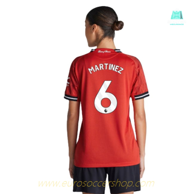 2025-2026 Man Utd Authentic Home Shirt (Womens) (Martinez 6)