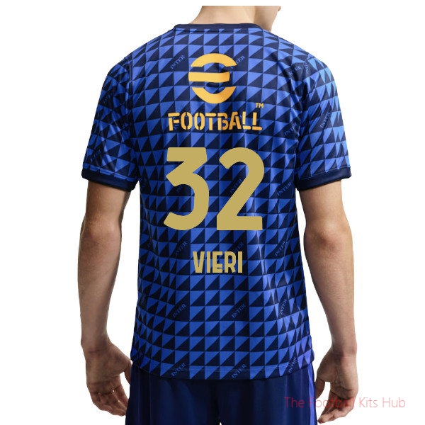 Inter Milan 2026-2027 Pre-Match Shirt Vieri #32 Stadium Edition