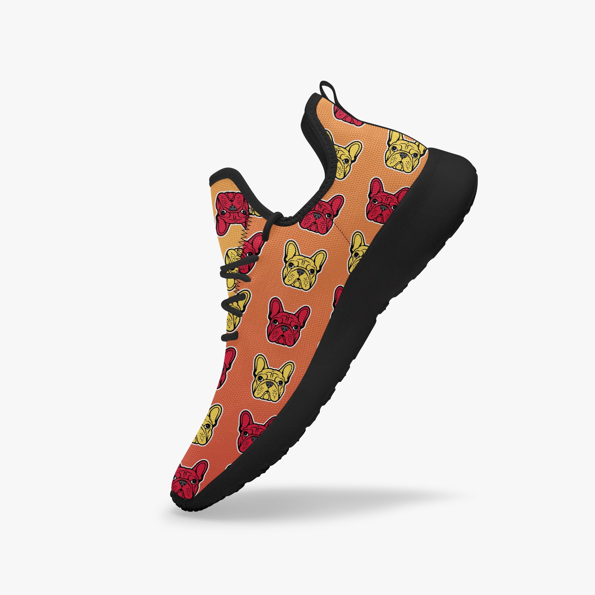 Bertie - Comfy Classic Sneakers Frenchie Themed Wear | Trendy Style