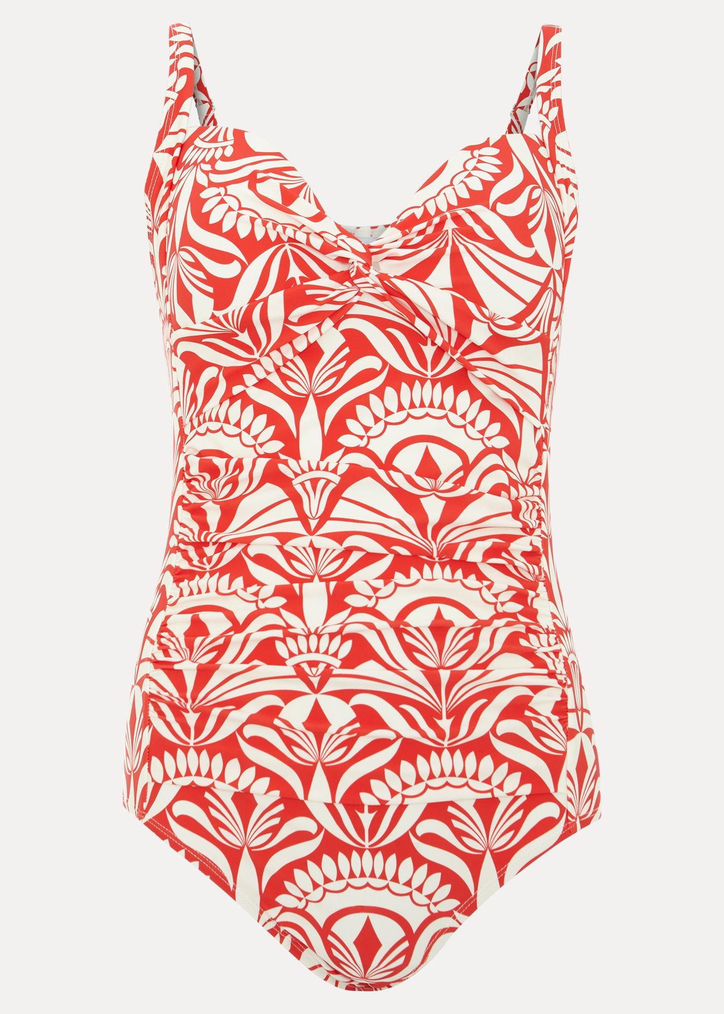 Tile Print Swimsuit