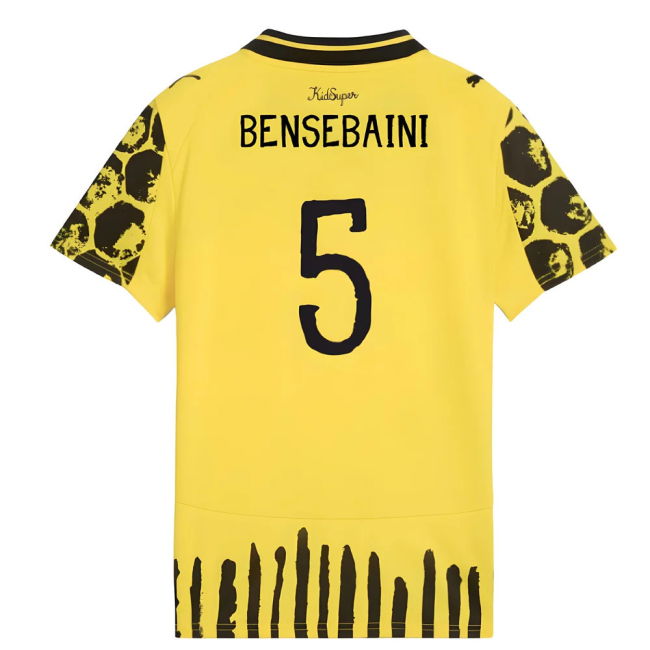 2025-2026 KIDSUPER x Borussia Dortmund CWC Shirt - Kids (Bensebaini 5)