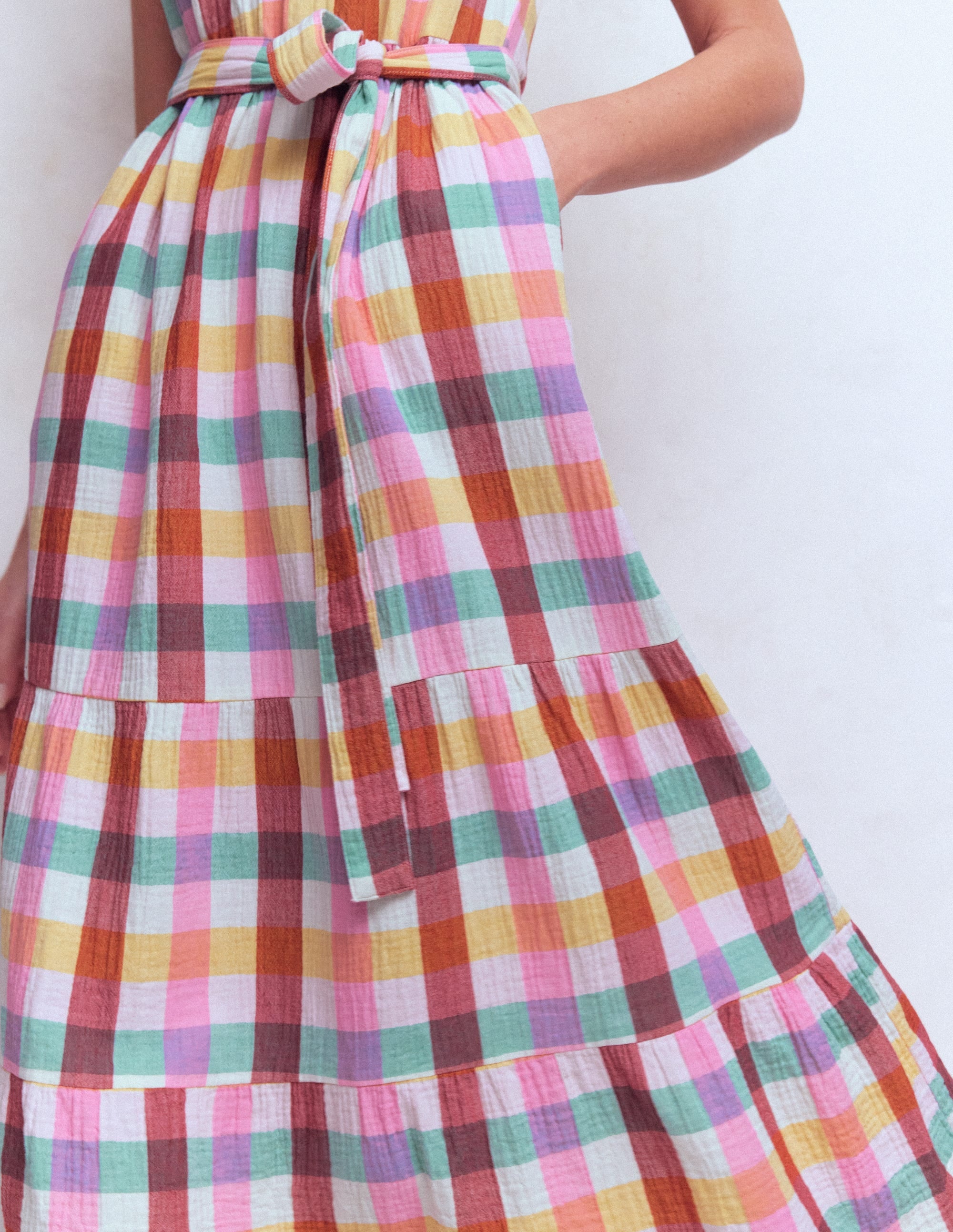 Viv Double Cloth Maxi Dress