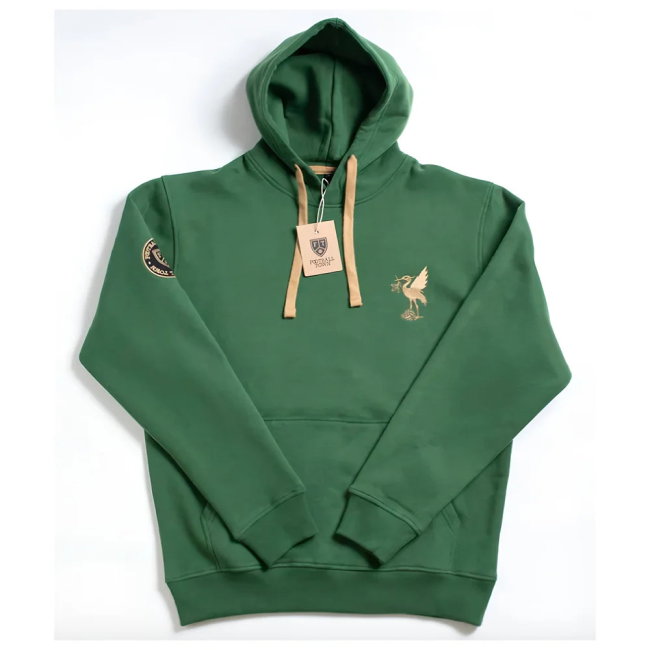 Liverpool Retro Hoodie The Bird Green