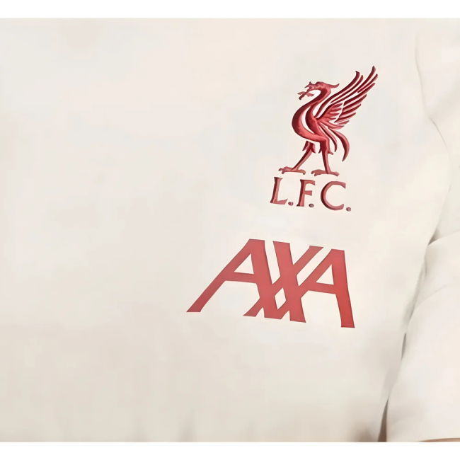 match worn 2025-2026 Liverpool Training Tee (White) - Kids (Forever...