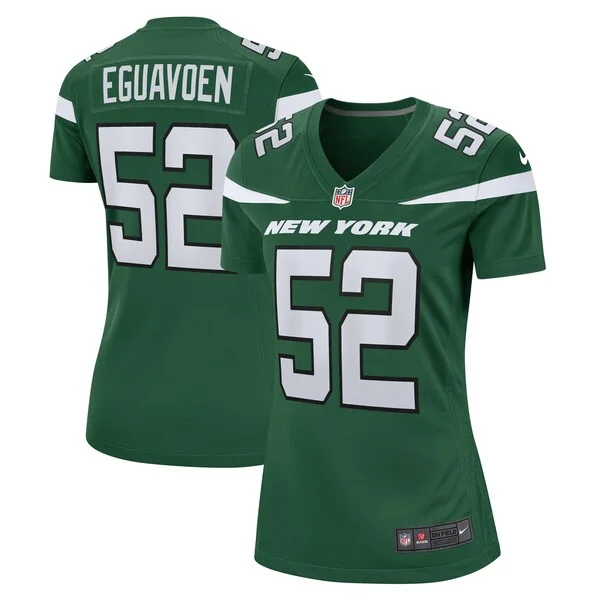 None Sam Eguavoen Game Jersey - Green | NFL Player Jersey | NFL Footba