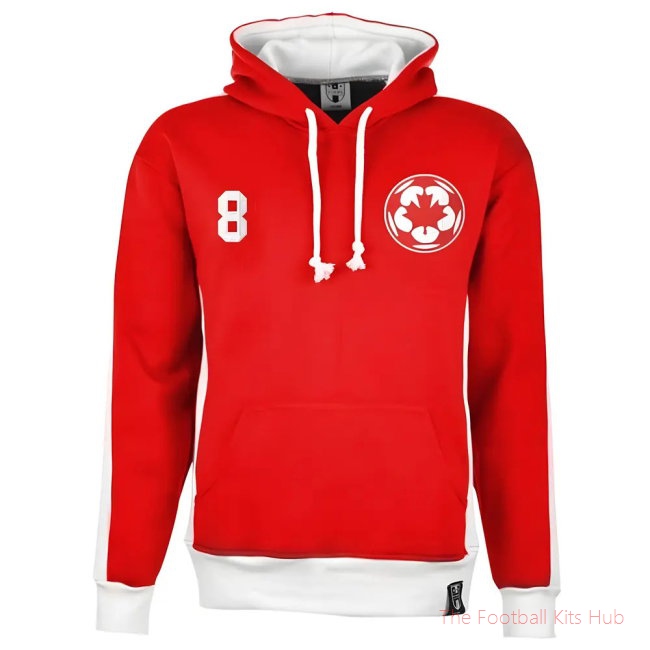 Men Canada Number 8 Retro Hoodie