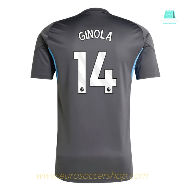 2025-2026 Newcastle Training Shirt (Grey) (Ginola 14)