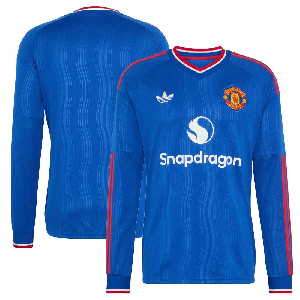 Long Sleeve Manchester United 26/27 Away Shirt - Fan Apparel