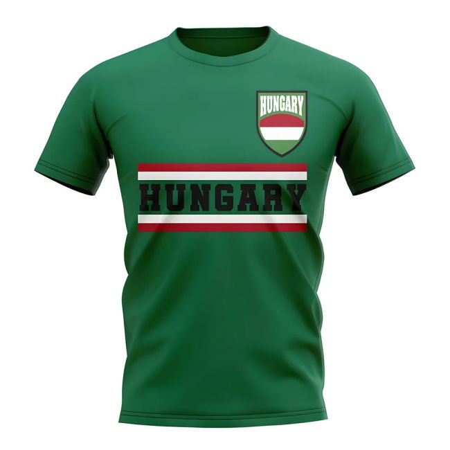 Hungary Core Football Country T-Shirt (Green) Official Premium
