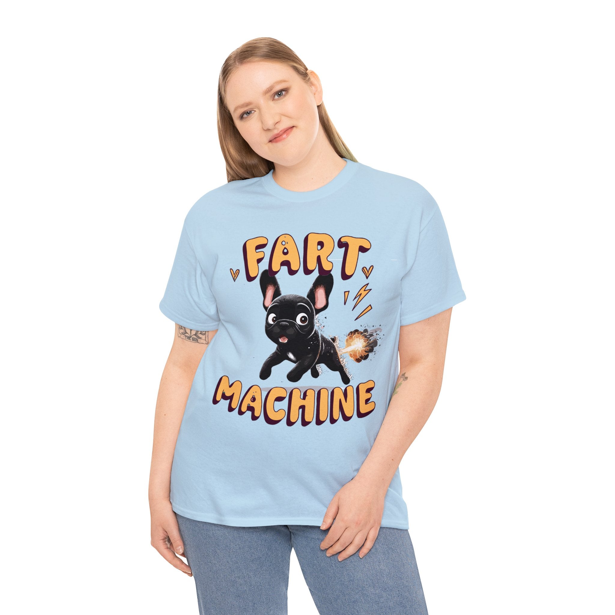 French Bulldog Fart Machine Unisex Tshirt Practical Pet Supply