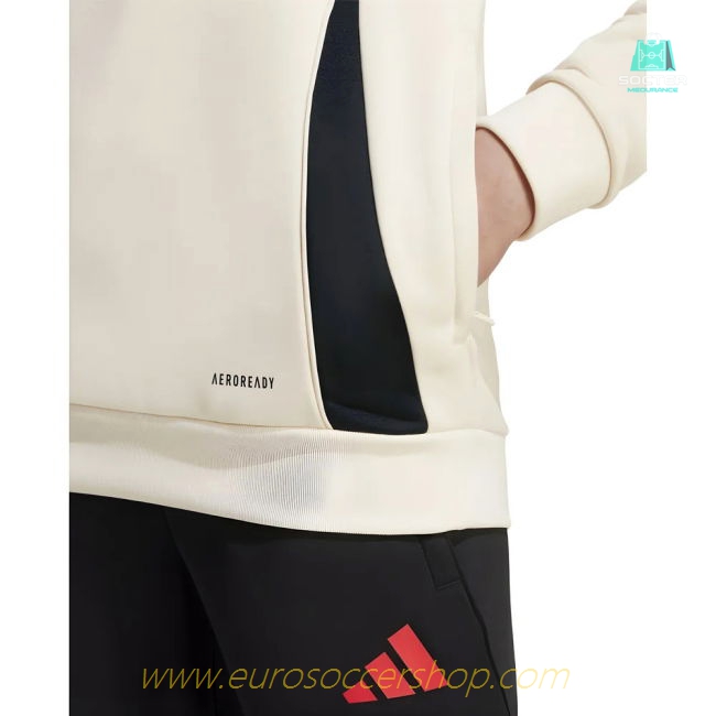 2025-2026 Liverpool Track Hoody (White) - Kids