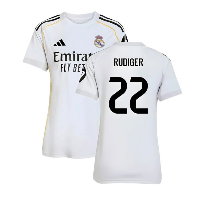Authentic 2025-2026 Real Madrid Home - Adidas Jersey - Fan Favorite