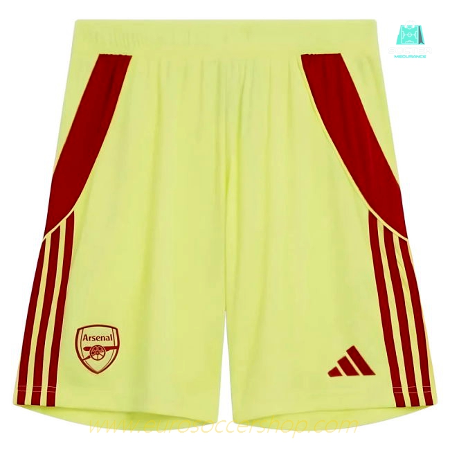 2025-2026 Arsenal Home Goalkeeper Shorts (Yellow)