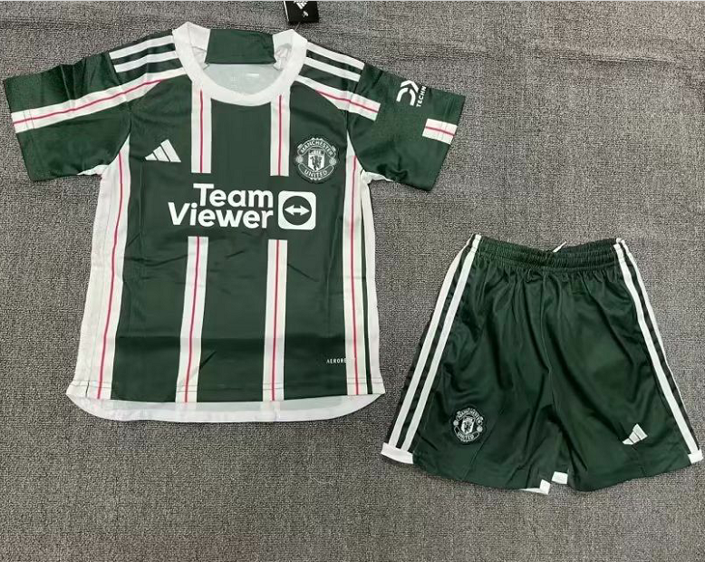 Elite Series Man Utd Kids Manchester United 2324 Away Soccer Kit