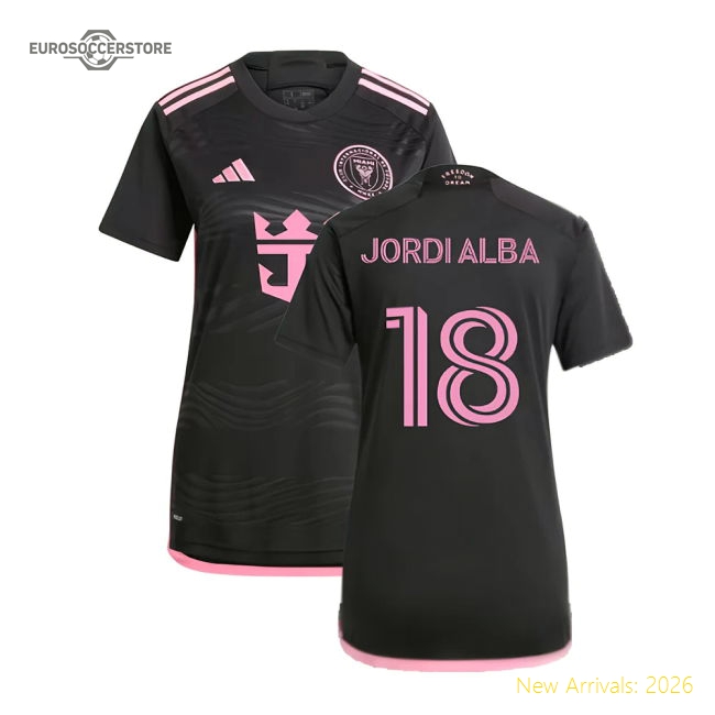Refined Womens Football Team Jordi Alba Jersey 2024-2025 Quick-dry