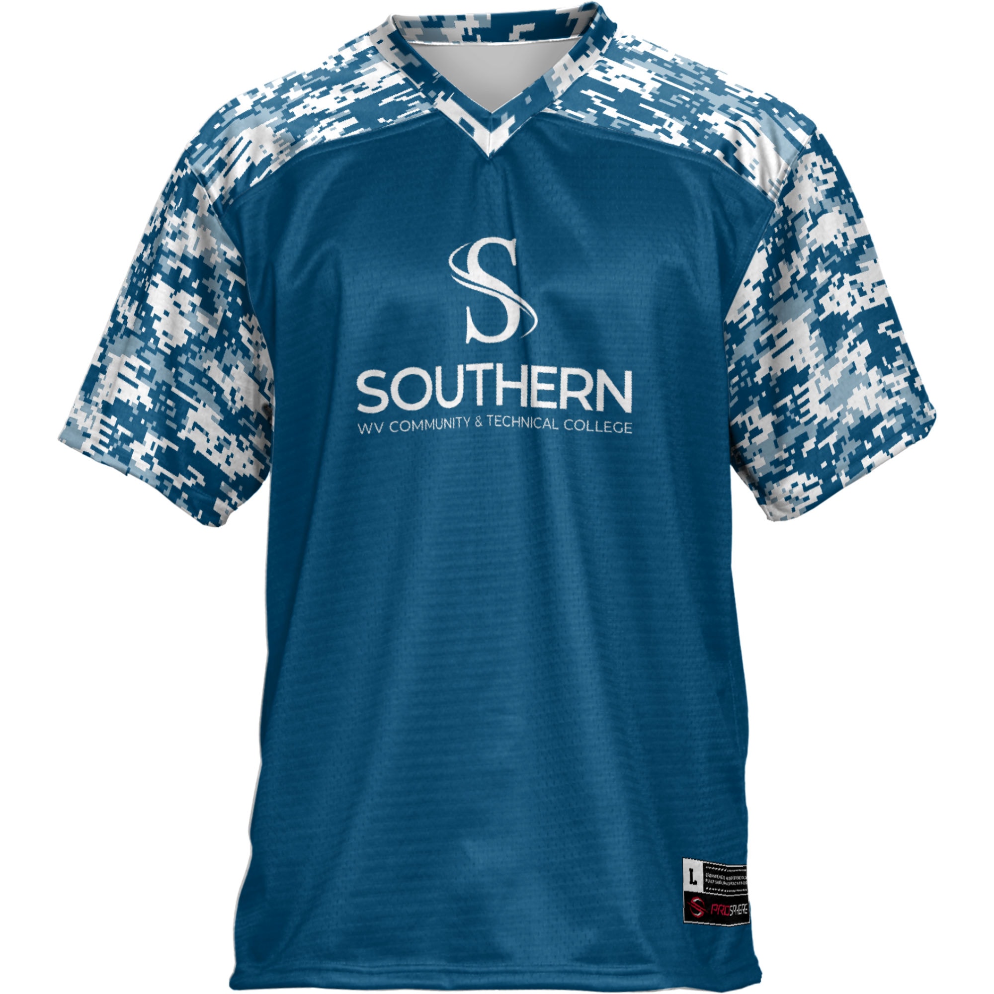 Southern West Virginia Community and Technical College GameDay Greats Football Jersey - Blue
