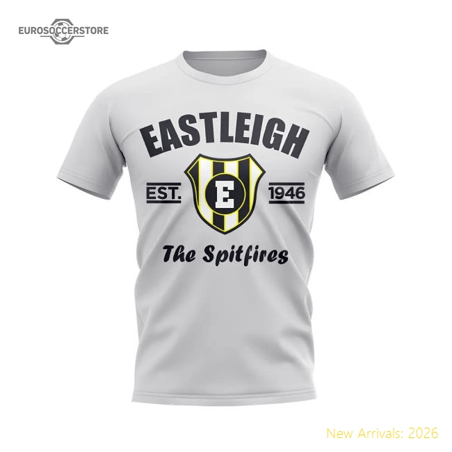 Luxury Eastleigh Established Football T-shirt (white) - Match Day Jersey