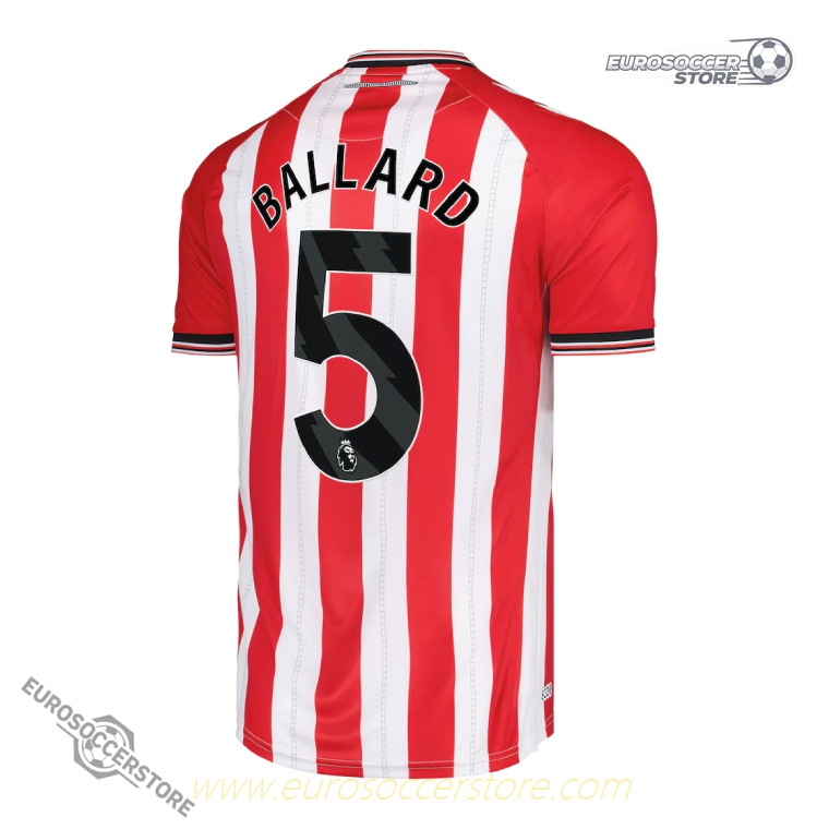 Sunderland's 25-26 Home Jersey with BALLARD 5