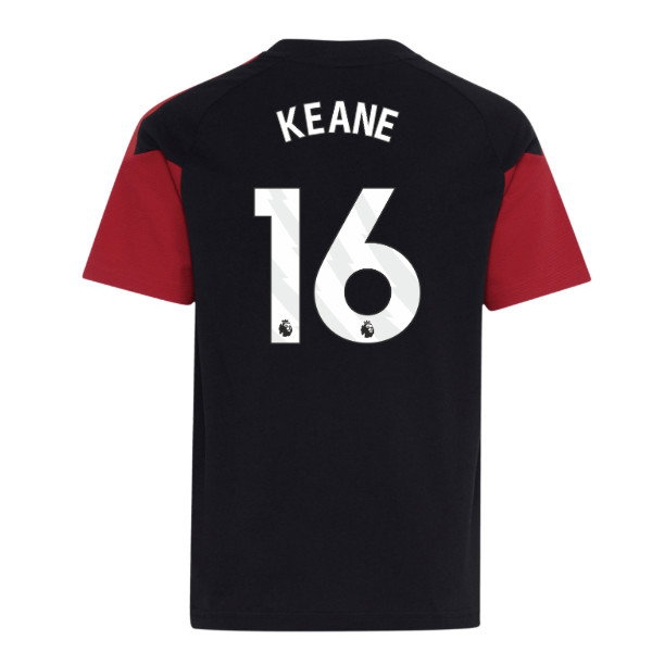 [HP] 2026-2027 Man Utd Tiro Training Tee (Black) - Kids (Keane 16)