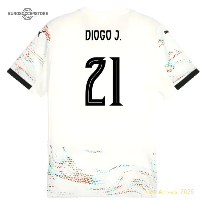 Elite European Team 2025-2026 Away Short Sleeve Jersey Retro Breathability