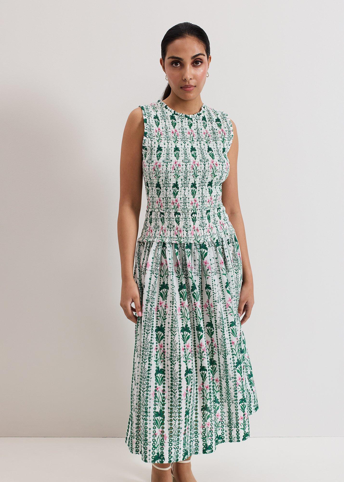 Petite Chiara Floral Midi Dress