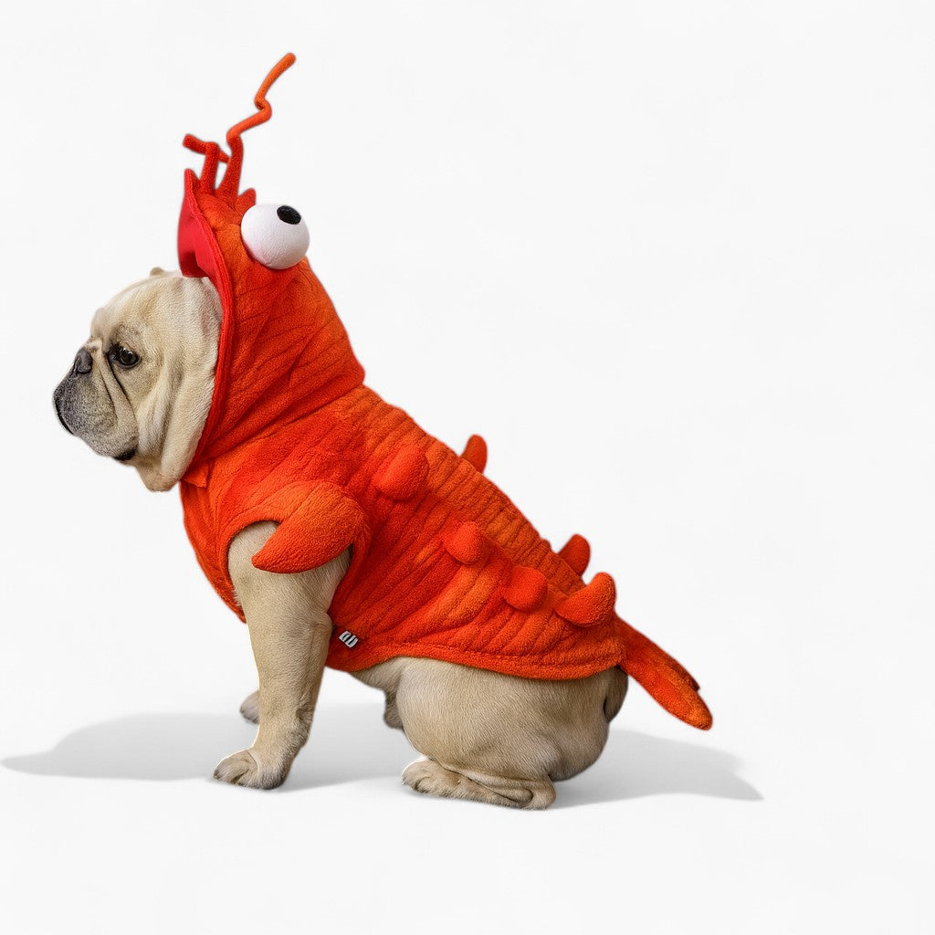 LobRuff Frenchie Lobster Costume – Funny Plush Halloween Party Outfit