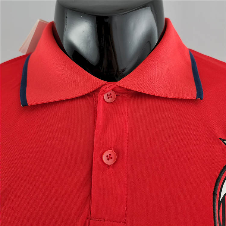Genuine AC Milan 2223 Red Polo Shirt - Official Replica 9115