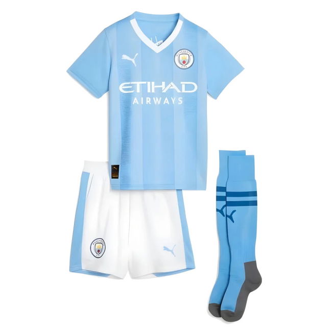 2023-2024 Man City Mini Home Kit for (Adult