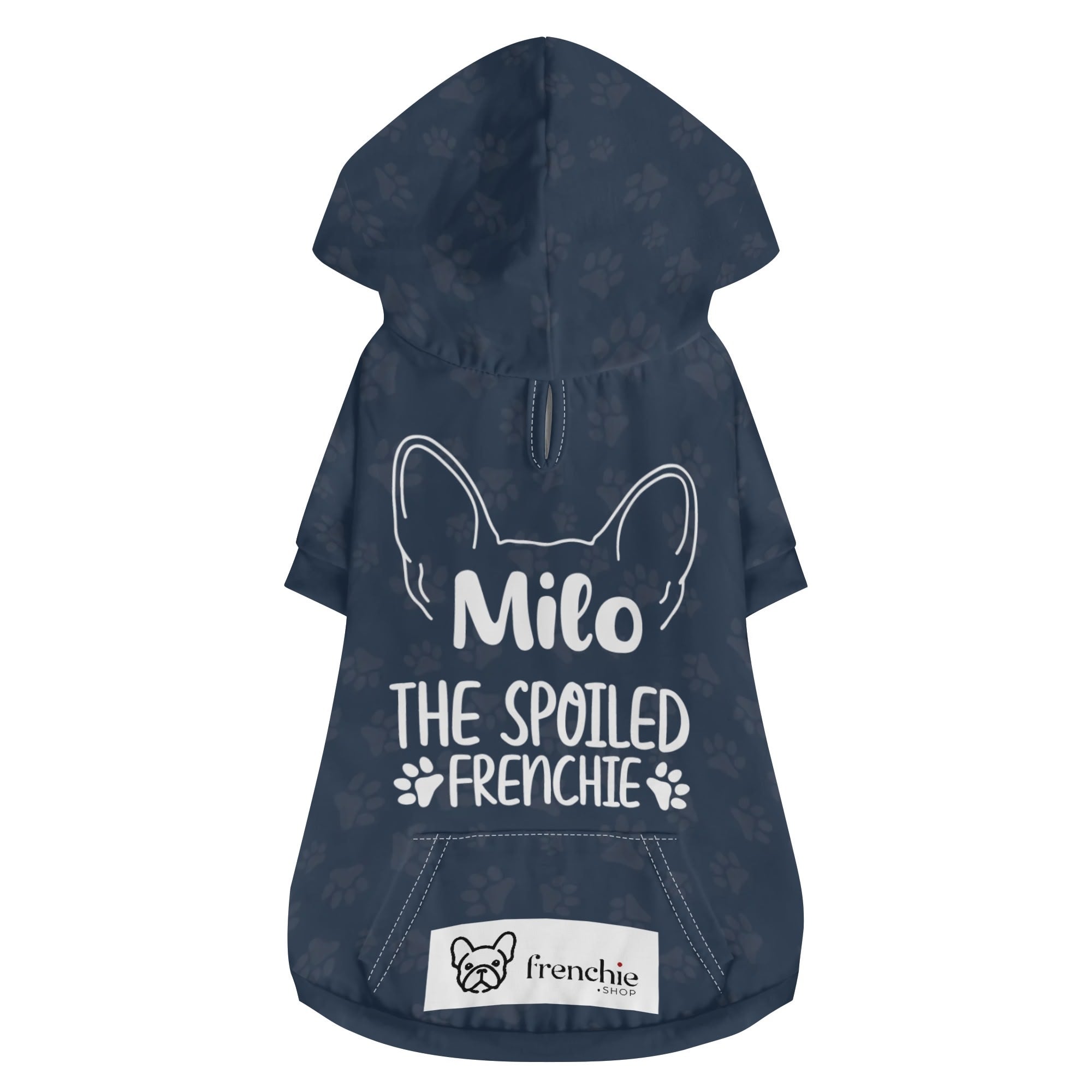French Bulldog Customized French Bulldog Hoodies With Your Dog’s Name |