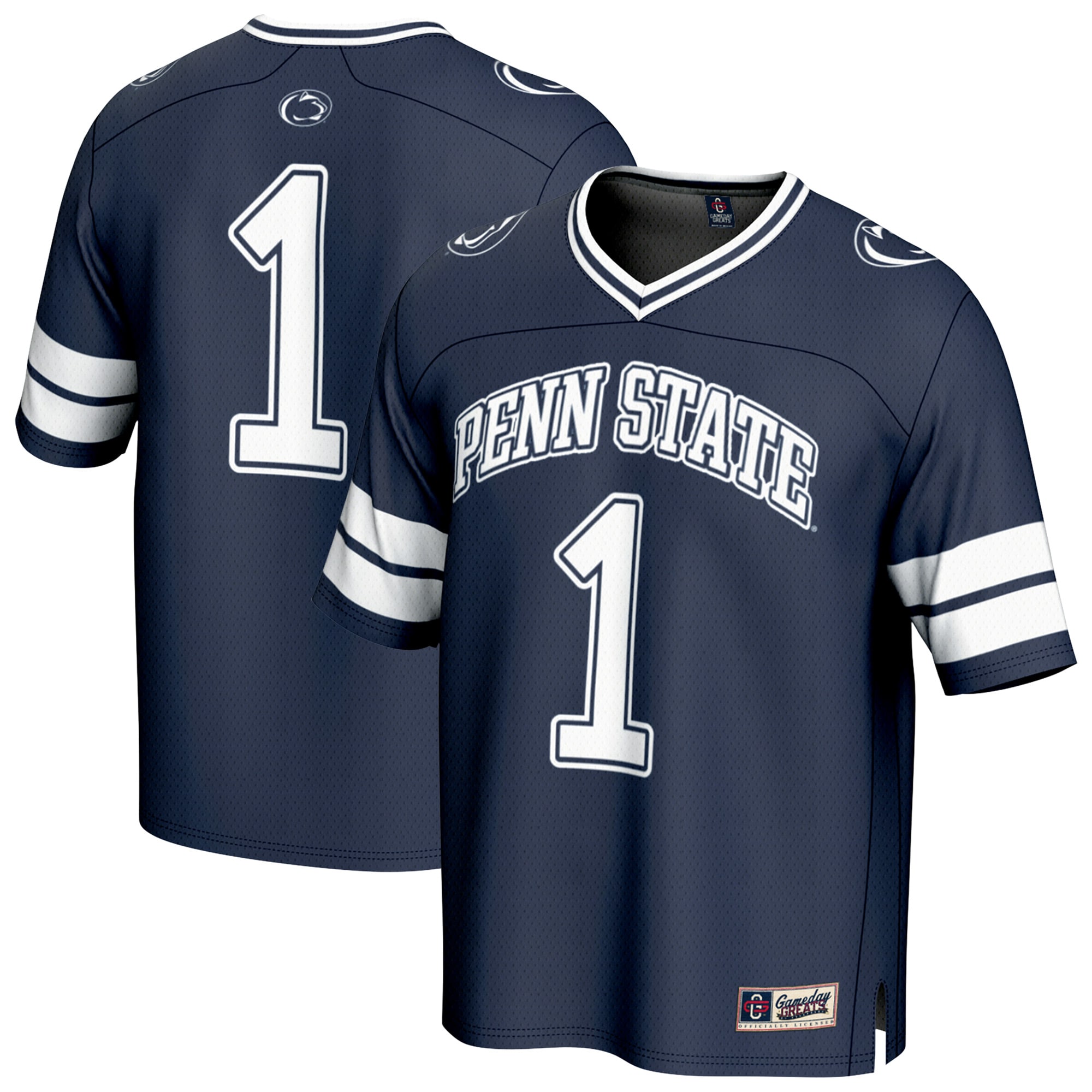 [NJP] Penn State Nittany Lions GameDay Greats Unisex Lightweight Collegiate Football Fashion Jersey - Navy