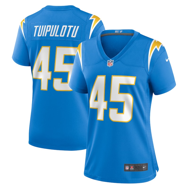 None Tuli Tuipulotu Fan Favorite LA Chargers Officially Licensed Je...