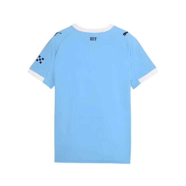 Man City 2025-20 Home Football Kit Haaland 9 L M S Kids