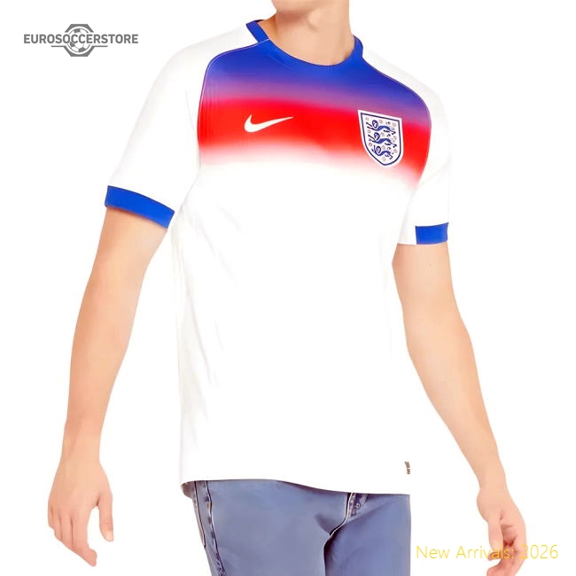 Premium England 2025-2026 Home Jersey - Moisture-management