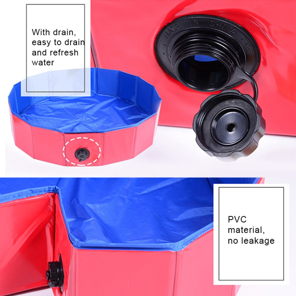 PoolMax TM : Foldable Swimming Pool for pet (cs12)