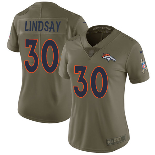 NFL D B Broncos #30 Phillip Lindsay Limited Team Color Jersey - Fan...