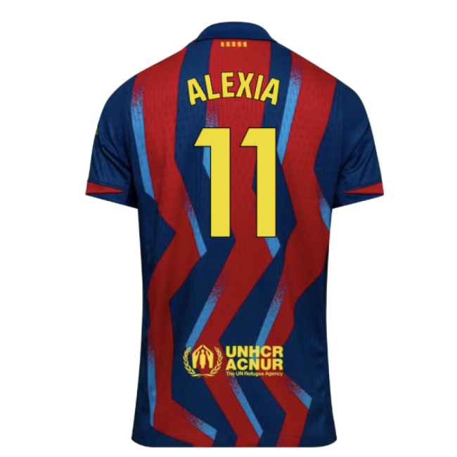 Top-Quality 2025-2026 Barcelona Authentic Dri-Fit Se Fourth Shirt (Alexia