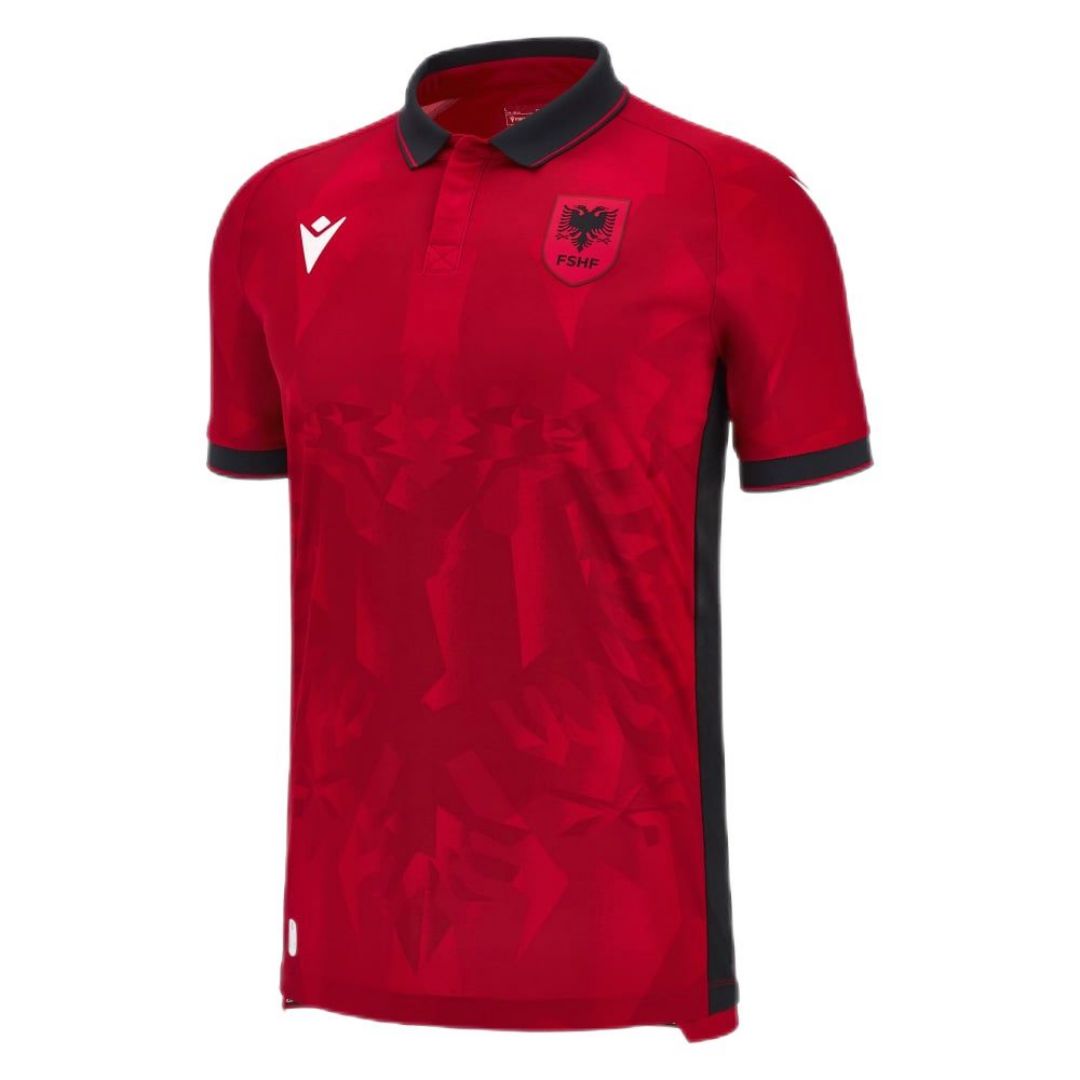 Professional Grade Euro 2024 Albania Home Soccer Jersey Football Shirt