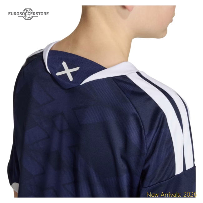 Scotland Children 2026 Home Jersey Shirt Football Fan Football Fan Gear
