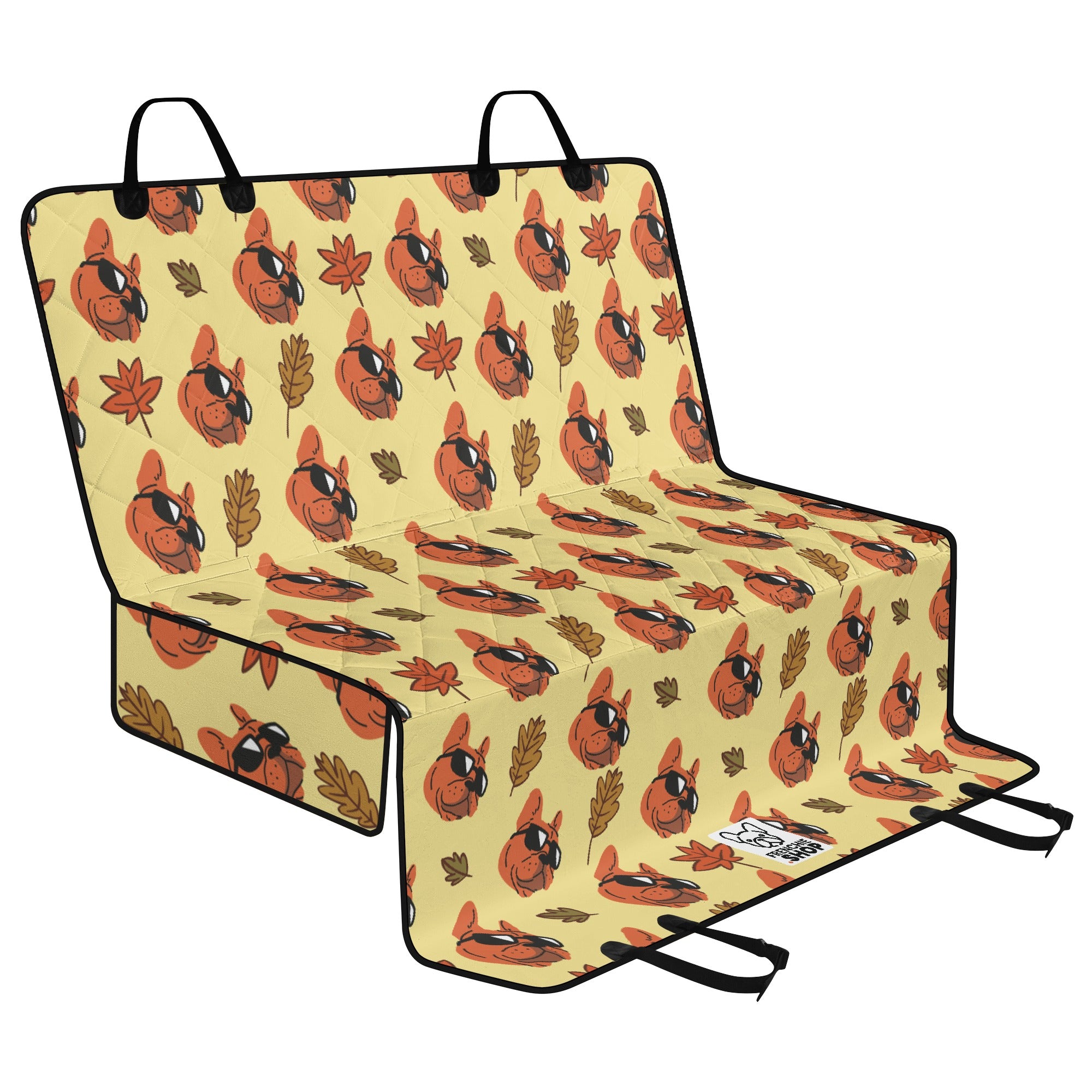 Culture-Inspired Devan - Car Pet Seat Covers For French Bulldog for Home