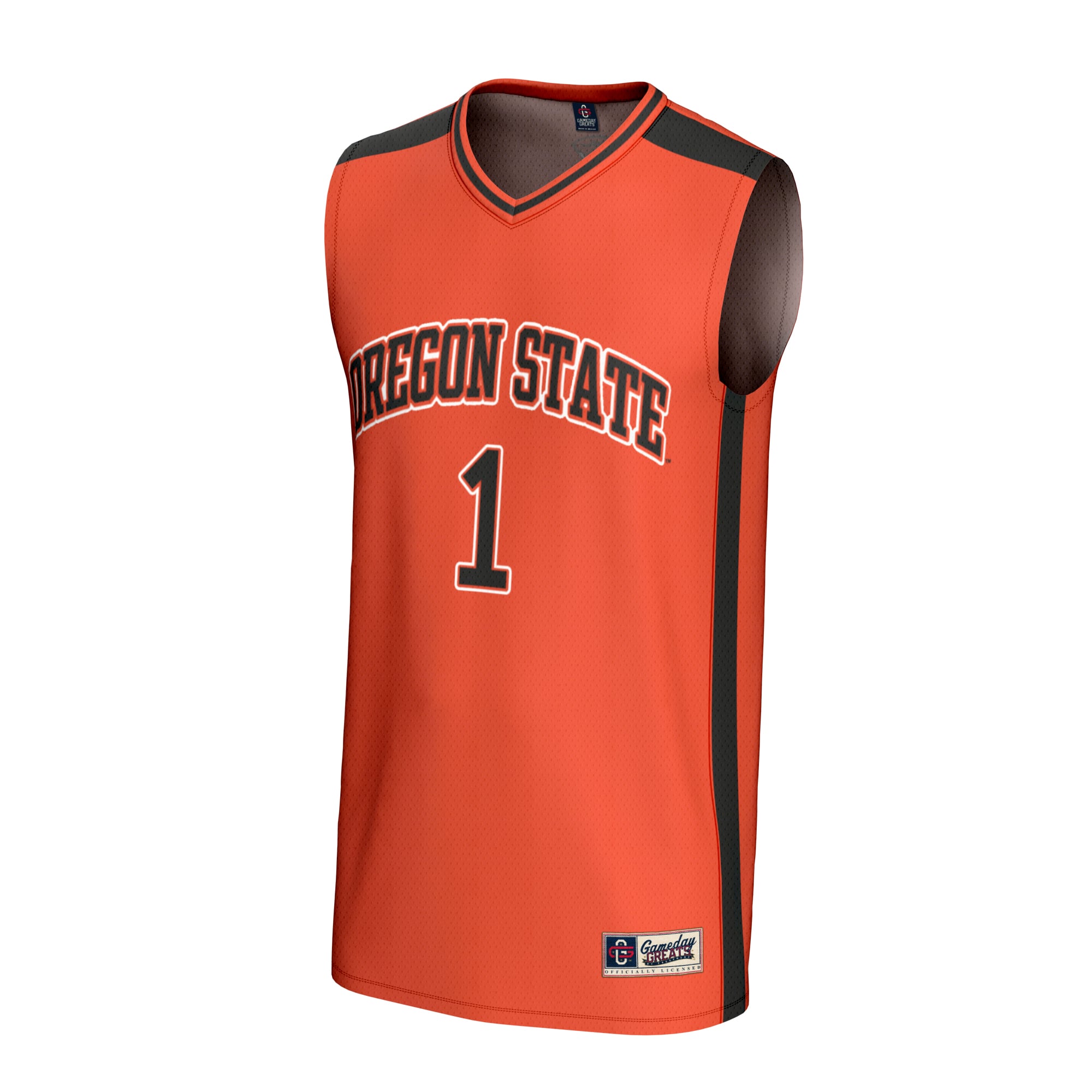 #1 Oregon State Beavers GameDay Greats Unisex Lightweight Collegiate Basketball Fashion Jersey - Orange