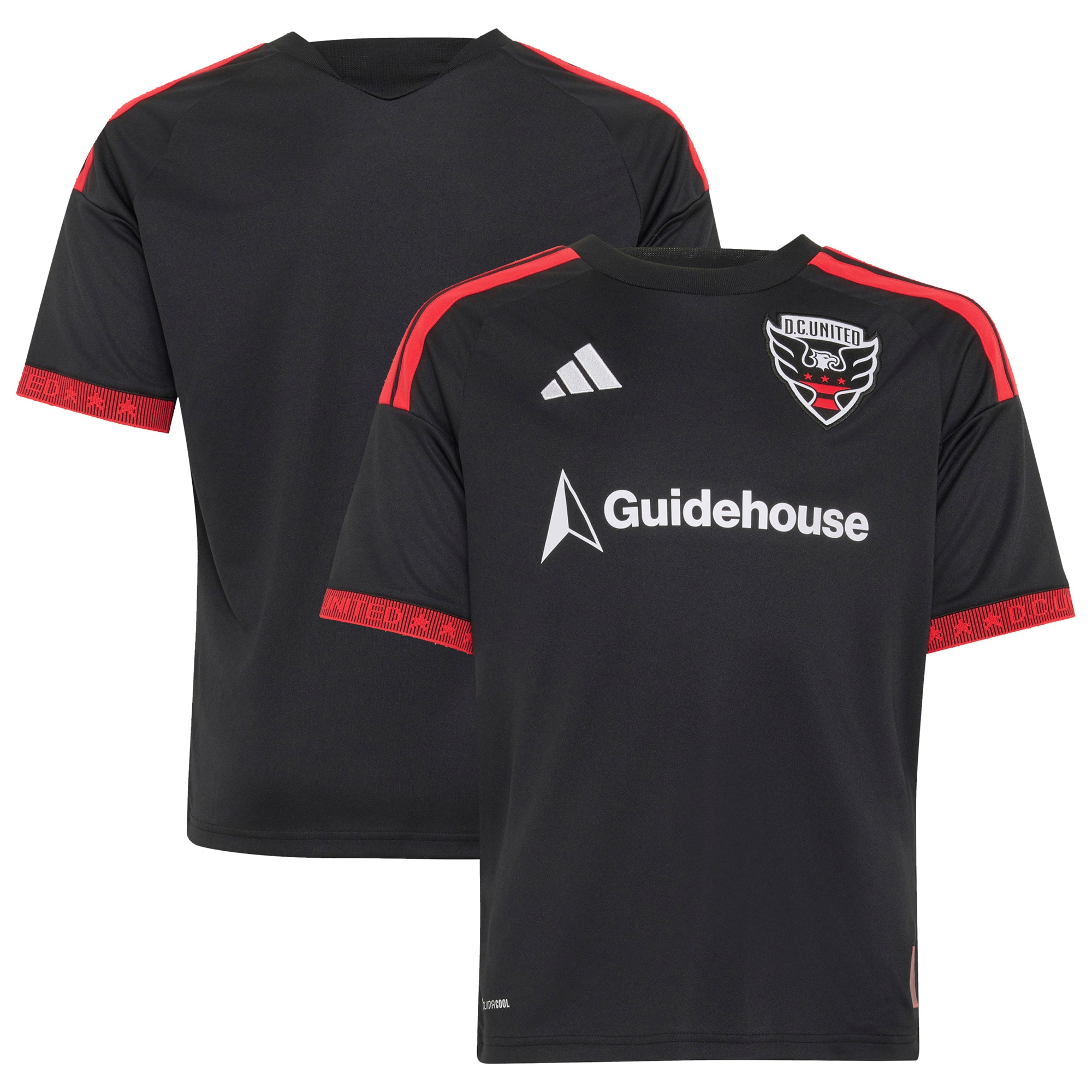 [ESK] D.C. United Youth 2026 Black-and-Red Kit Replica Jersey - Black
