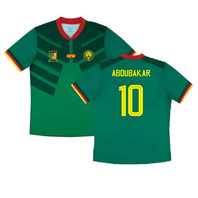 ABOUBAKAR 10 Cameroon International Team Rare Piece Home Rare Jersey