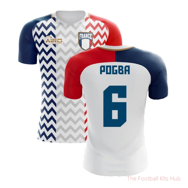2025-2026 France Away Concept Shirt (Pogba 6) - Kids