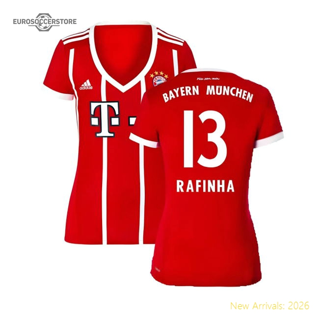 Supporter Bayern Munich 2017-18 Womens Home Shirt (Xl) ((Excellent) Xl) (Rafinha
