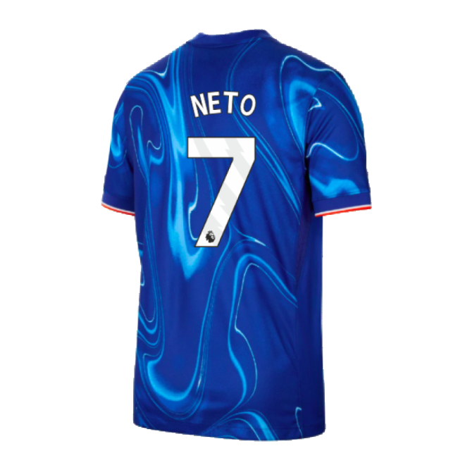 Authentic Chelsea Chelsea Home Shirt Neto #7 Match Quality 2024-20...